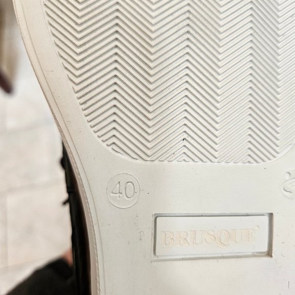 Brusque Unisex Soft Leather High-Tops, Black, EU 40 (US M-7; W-9) - Picture 15 of 16